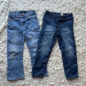 Jordache Jeans & OshKosh Jeggings Bundle Set Size 5T Vintage Y2k